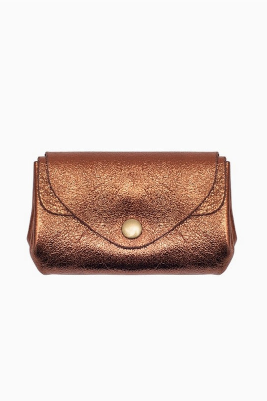 ACORN PETITE LEATHER POUCH COPPER