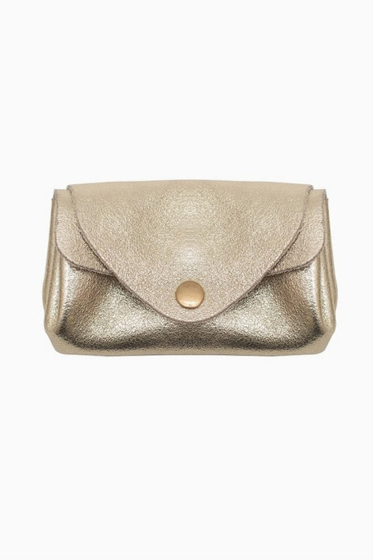 ACORN PETITE LEATHER POUCH GOLD