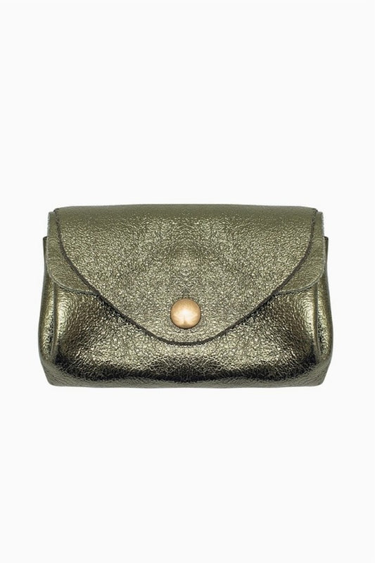 ACORN PETITE LEATHER POUCH OLIVE