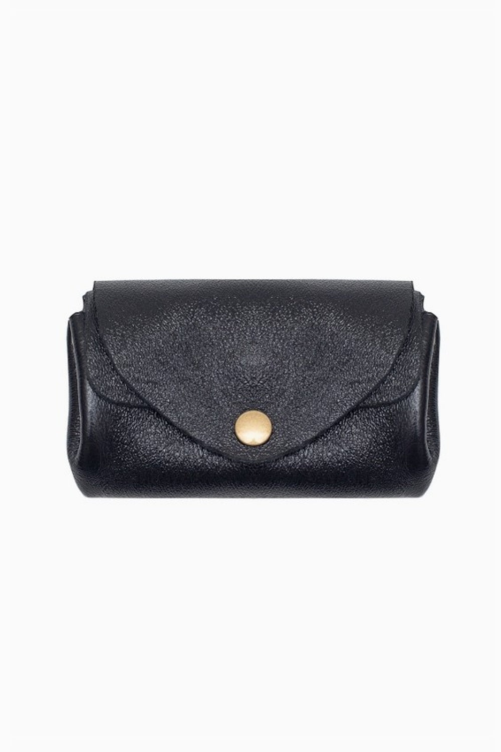 ACORN PETITE LEATHER POUCH BLACK