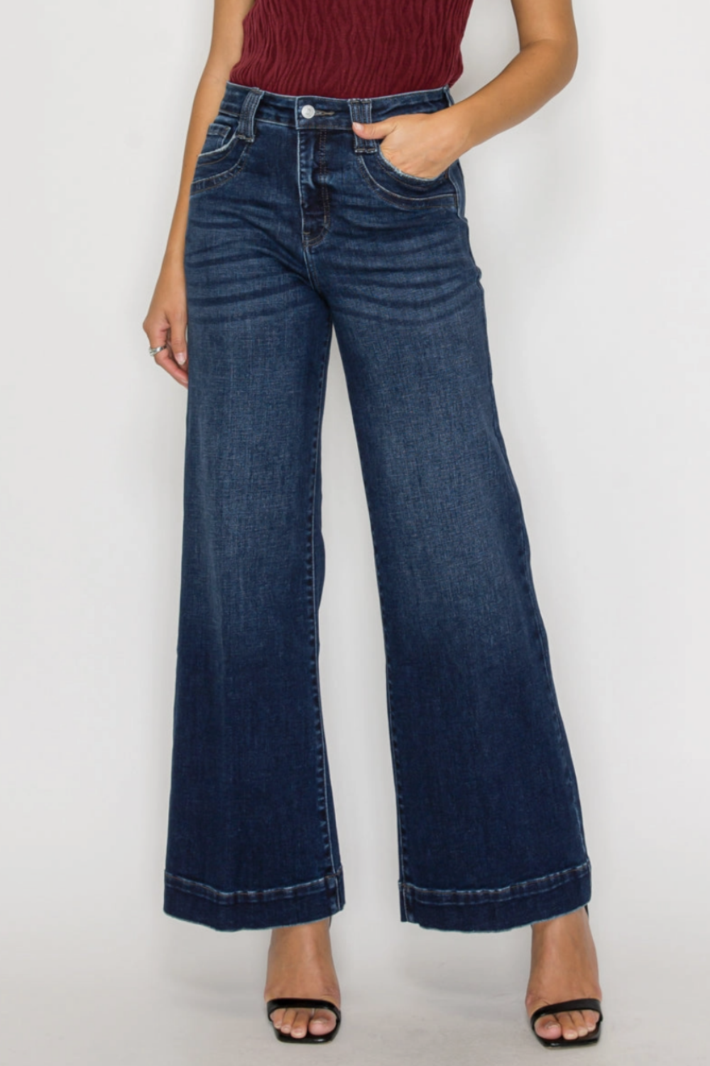 ARTMEMIS VINTAGE HIGH RISE A-LINE JEANS