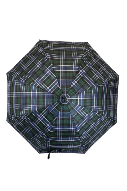 SOAKE TARTAN UMBRELLA BLUE