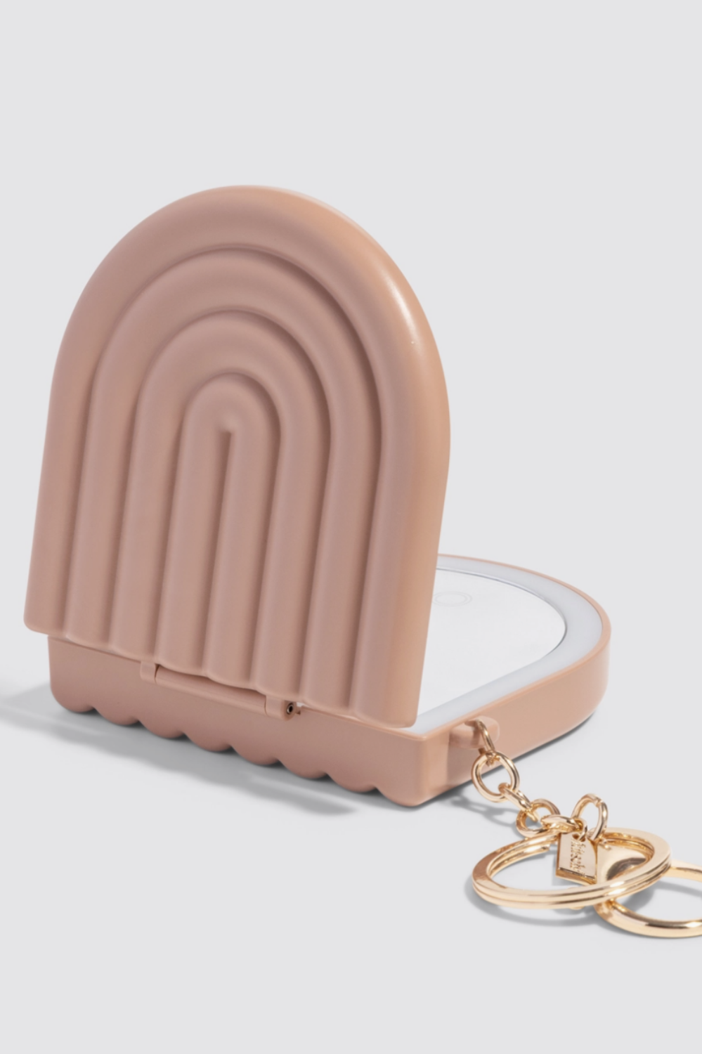 KITSCH TERRACOTTA COMPACT MIRROR KEYCHAIN