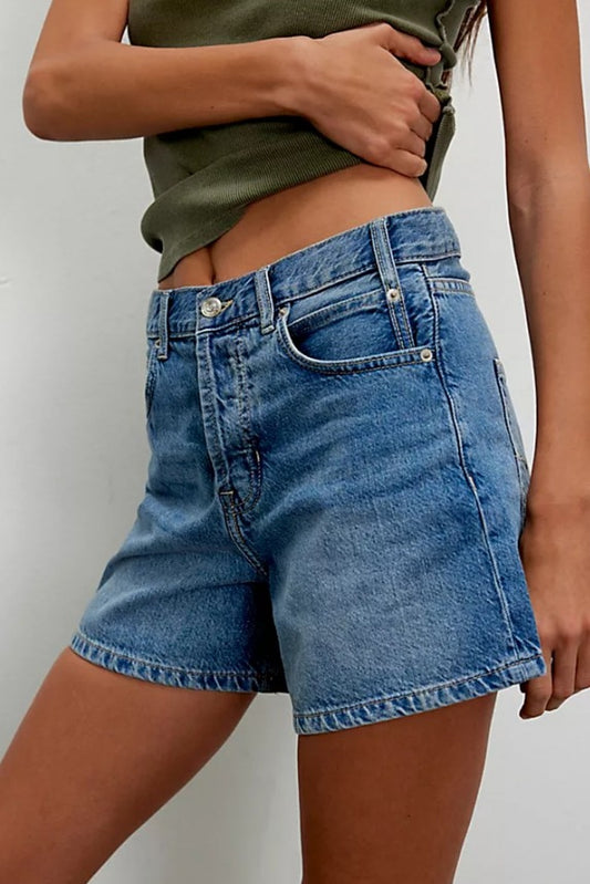 FREE PEOPLE TIPPI DENIM SHORT IN YOUR TOWN