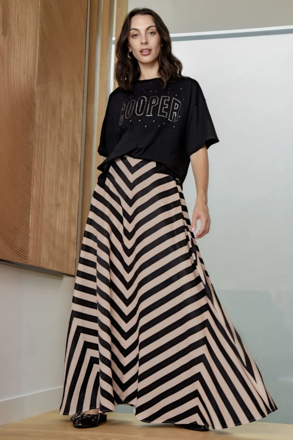 COOPER TOTALLY LINEAR MAXI SKIRT