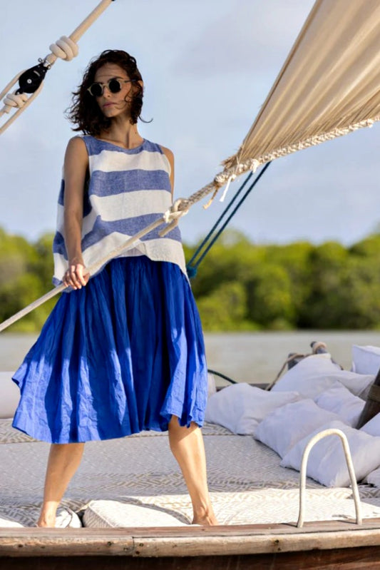 MEG BY DESIGN TUTU SLIP SHORT COBALT