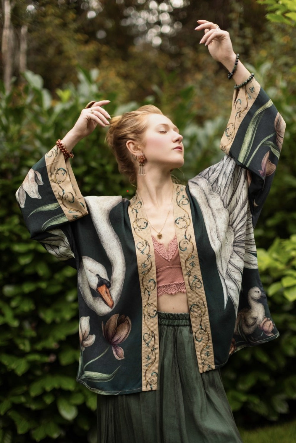 PRE-ORDER MARKET OF STARS UNDER MY WING PIXIE CROPPED KIMONO