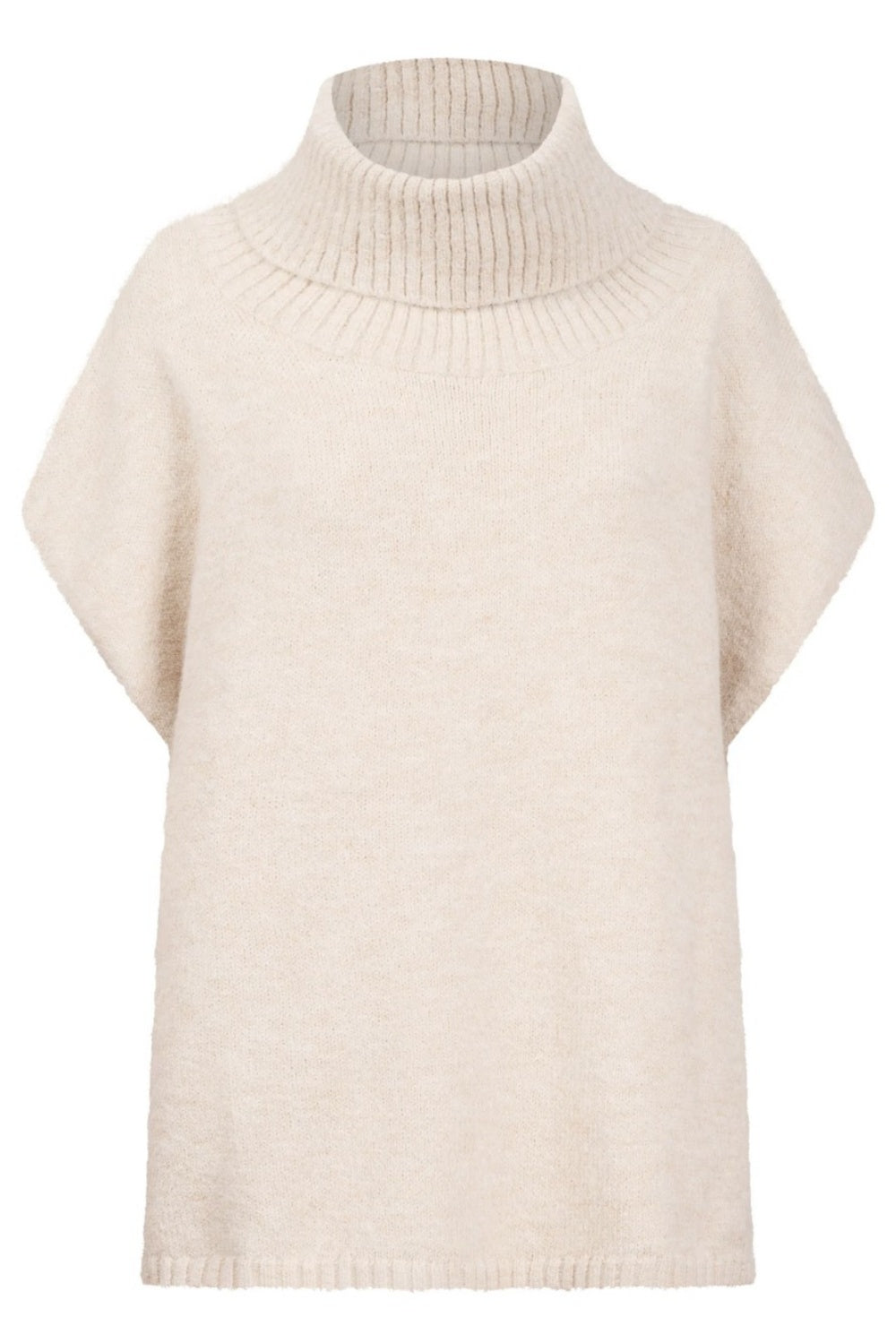 HAVEN VALENZA KNIT PONCHO NATURAL