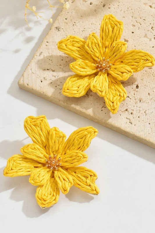 WELCOME TO TAHITI EARRINGS CANARY