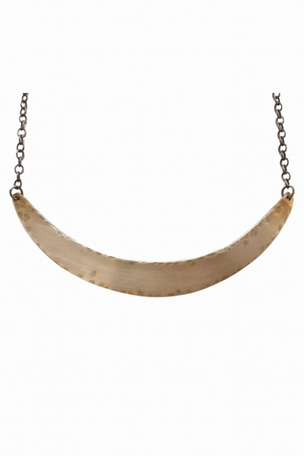 STUDIO 451 JEWELRY WIDE CHOKER NECKLACE BRASS