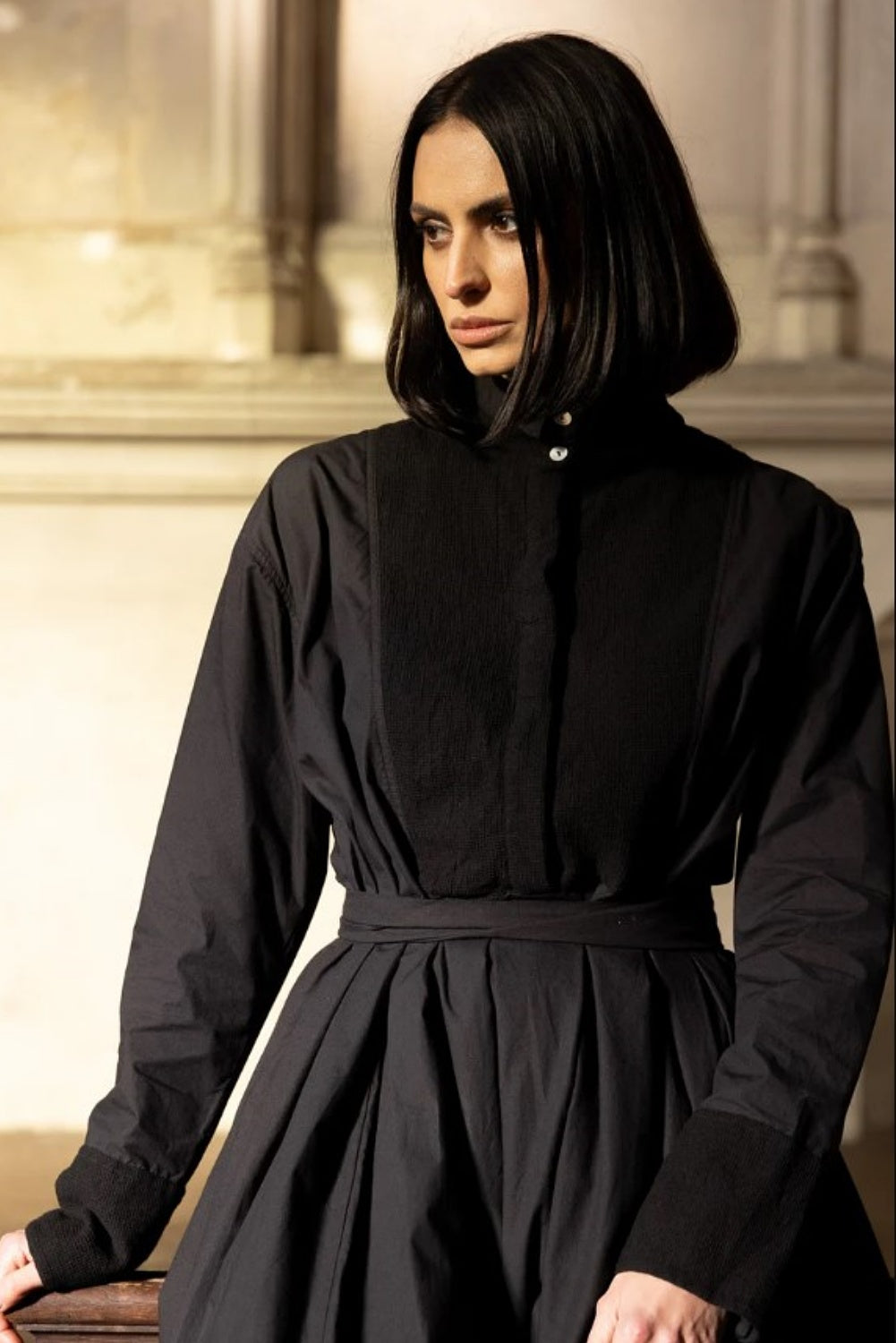 MEG BY DESIGN WINIFRED DRESS BLACK