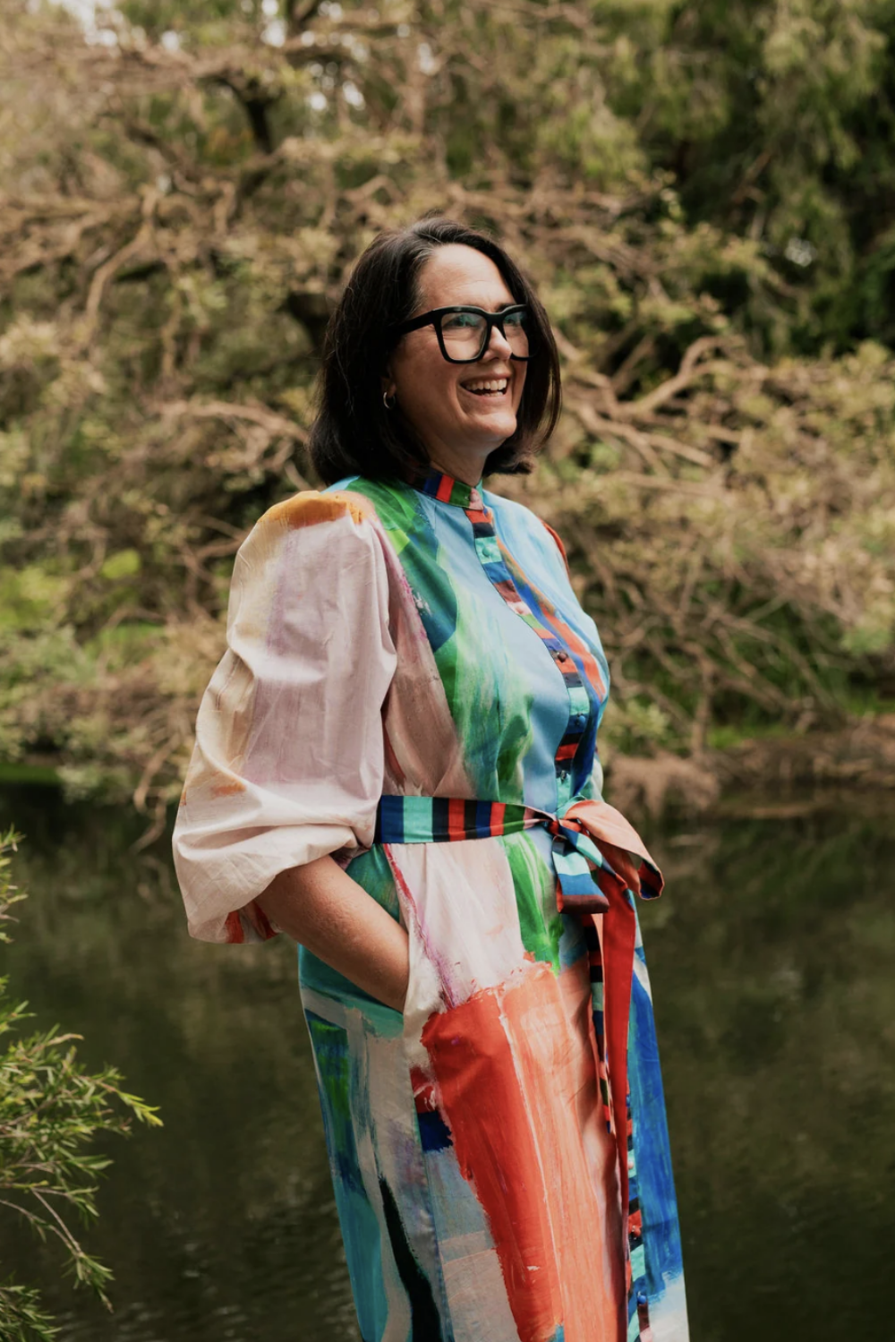 KENNEDY ABSTRACT DRESS
