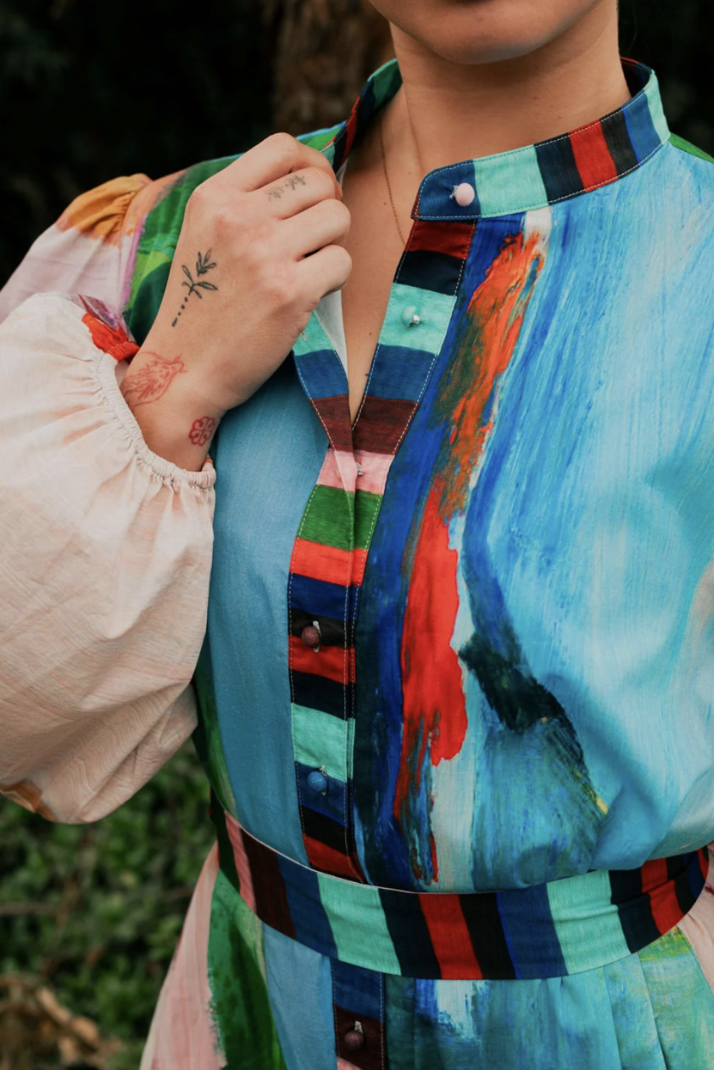 KENNEDY ABSTRACT DRESS