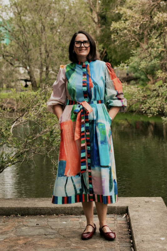 KENNEDY ABSTRACT DRESS