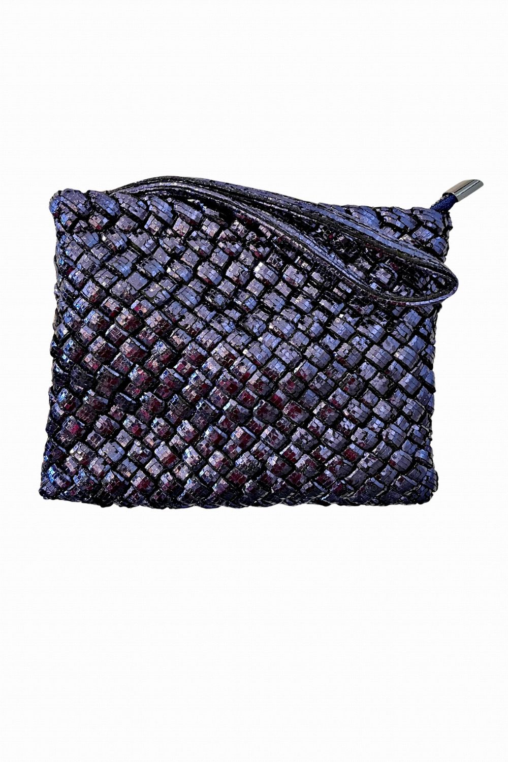 ROSELLE AGNES ZIP POUCH NAVY