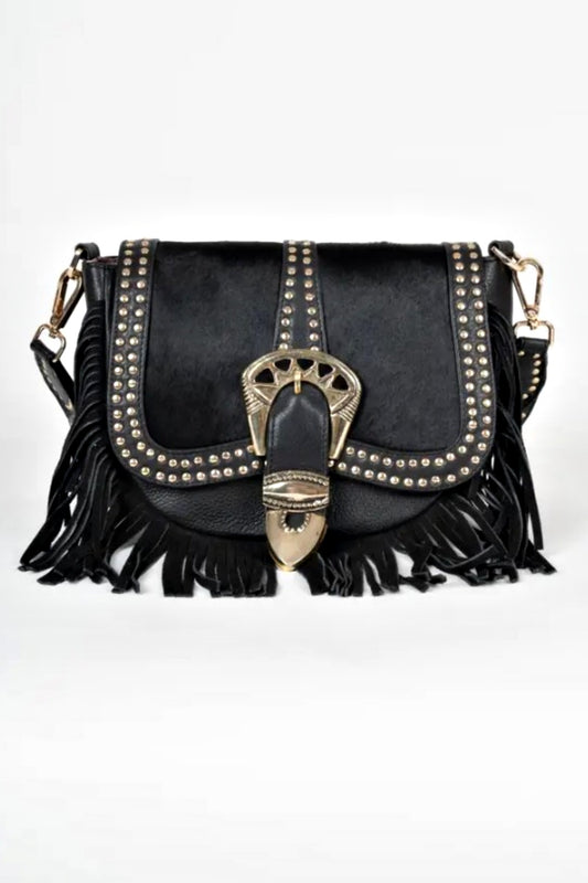 PITI CUITI AMAL BLACK SHOULDER BAG