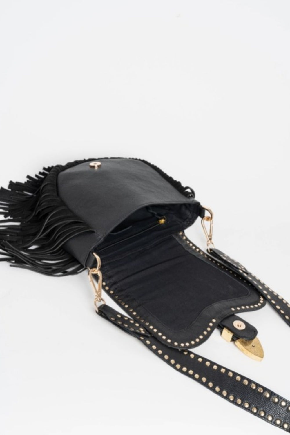 PITI CUITI AMAL DALMATION CROSSBODY BAG