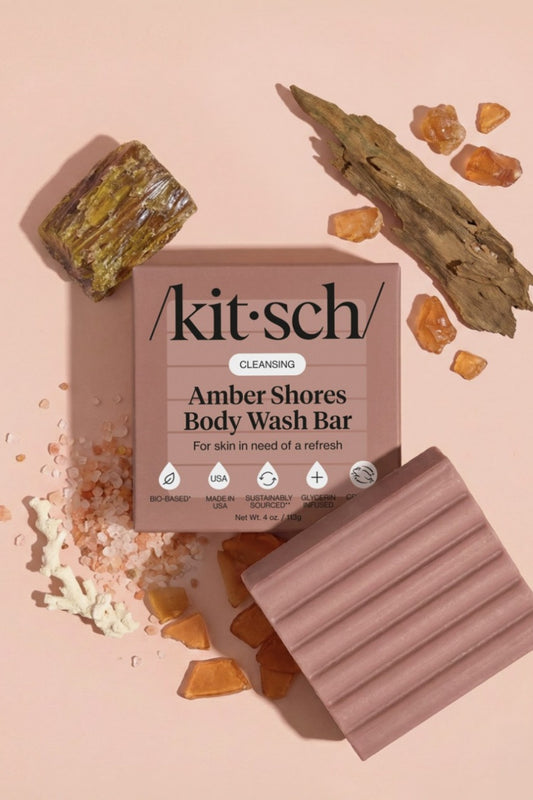KITSCH AMBER SHORES SOLID BODY WASH BAR 114G