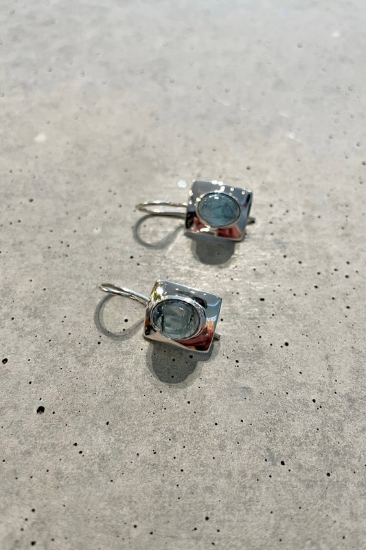 APATITE STERLING SILVER EARRINGS