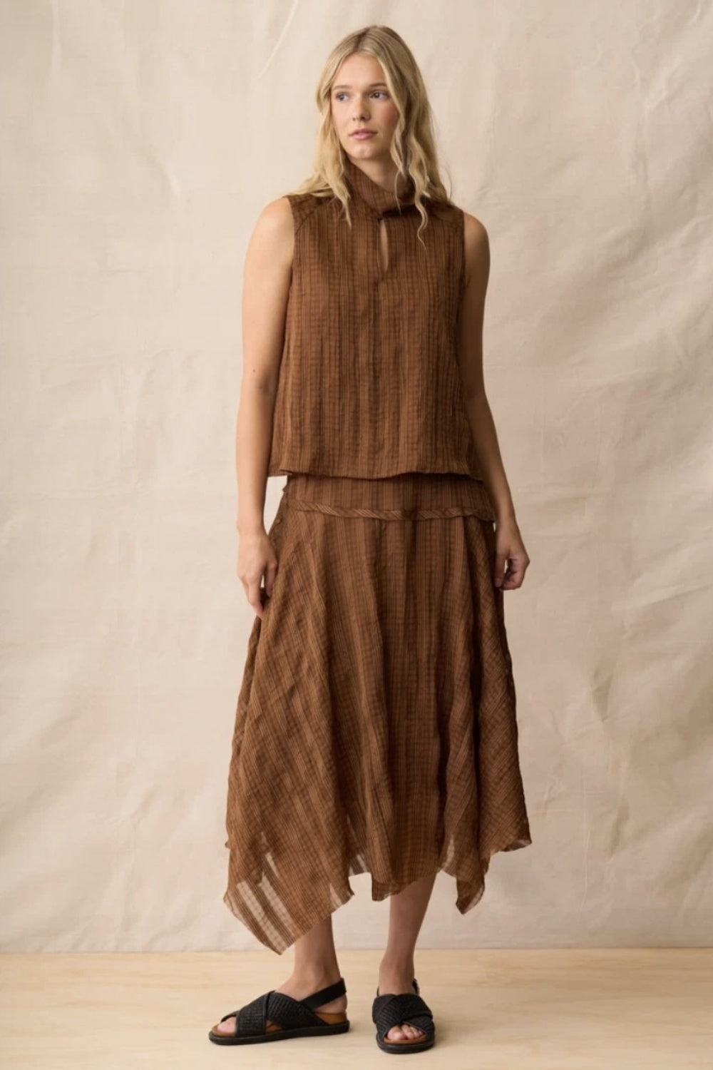 NERIS ART HOUSE SKIRT TEAK