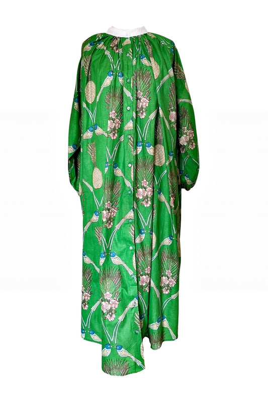 ROSELLE PHOENIX DUSTER DRESS AVIARY GREEN