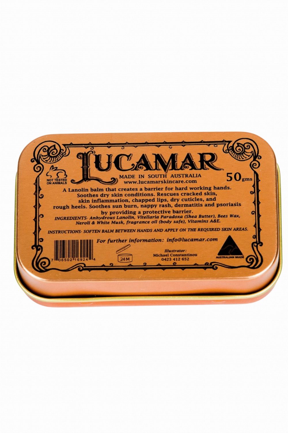 LUCAMAR BAA RAM EWE LANOLIN SKIN BALM 50g