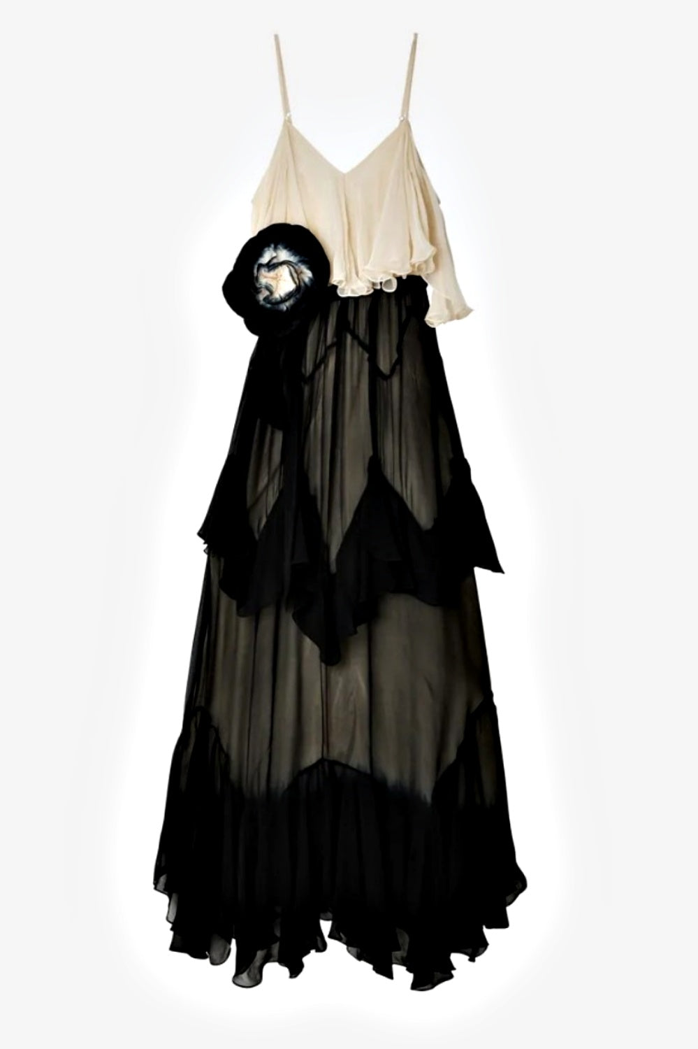 MES DEMOISELLE ROSA NOIR DRESS