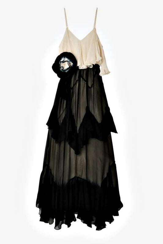 MES DEMOISELLE ROSA NOIR DRESS