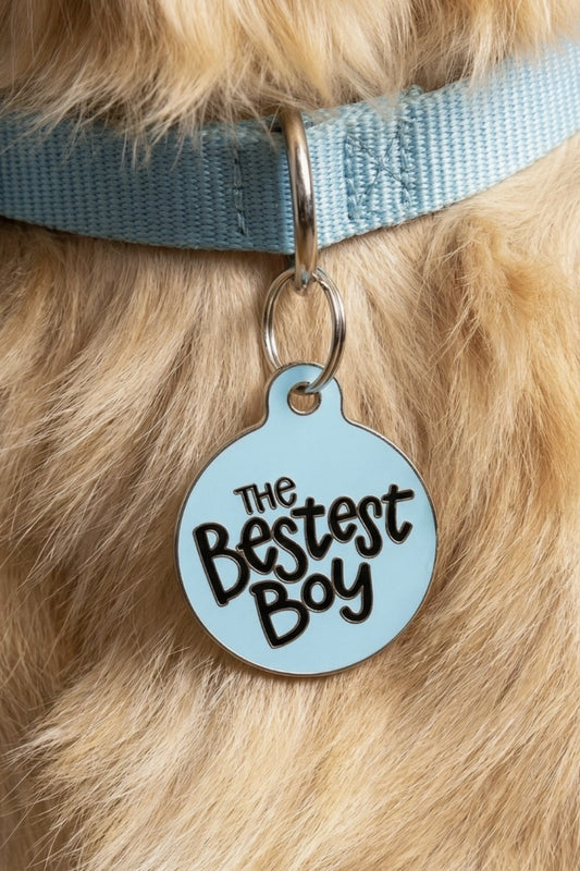 BAD TAGS BESTEST BOY DOG TAG