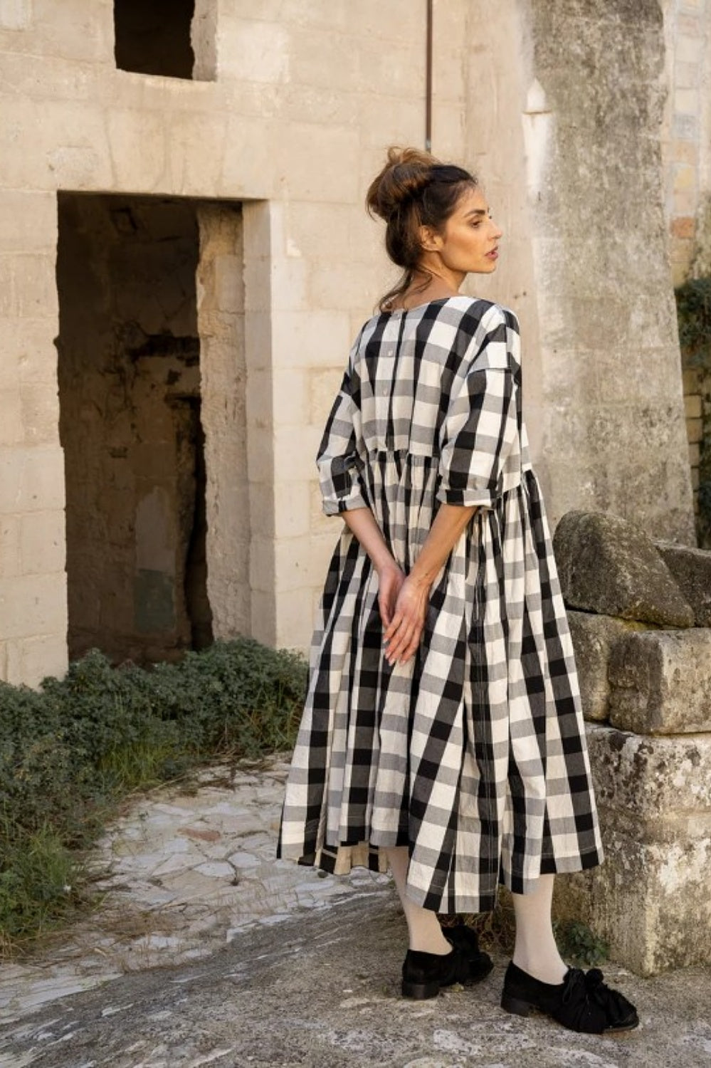 MEG BY DESIGN BILLY DRESS SWISS CROSS CHECK