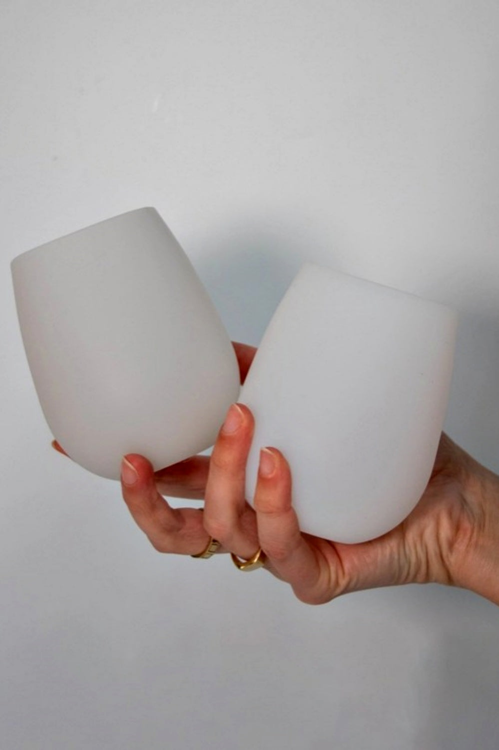 PORTER GREEN BLANC + DOVE SILICONE GLASSES SET OF 2