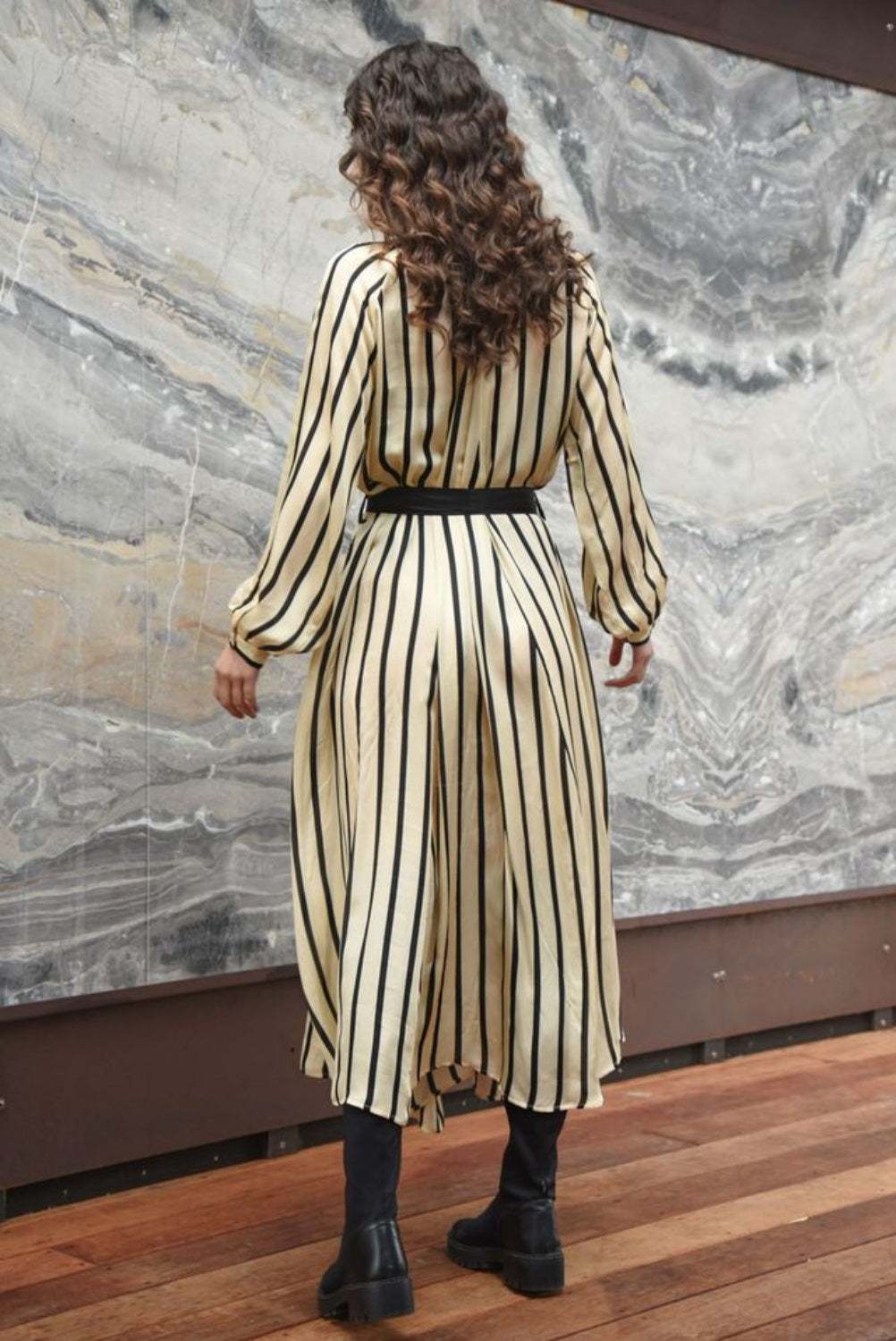 CURATE BLURRED LINES DRESS STRIPES