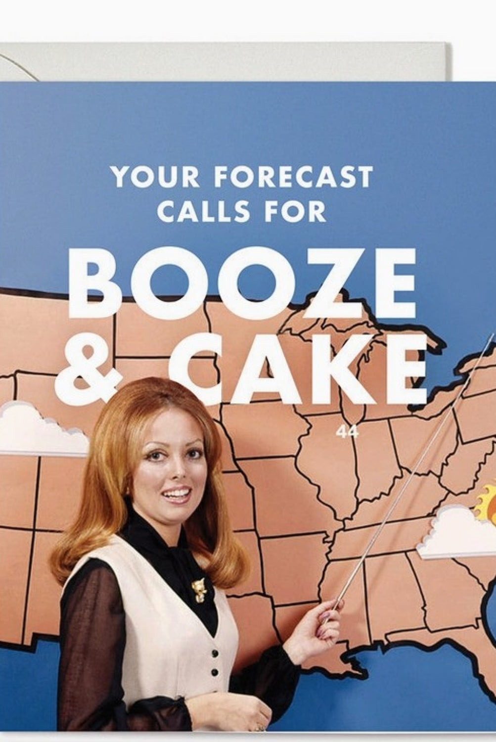 BOOZE + CAKE BIRTHDAY CARD