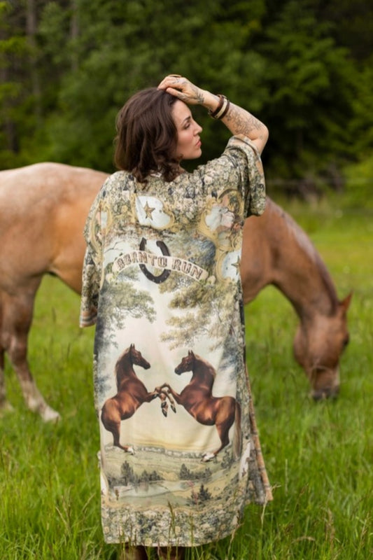 PRE-ORDER MARKET OF STARS BORN TO RUN DUSTER OPERA COAT LONG KIMONO