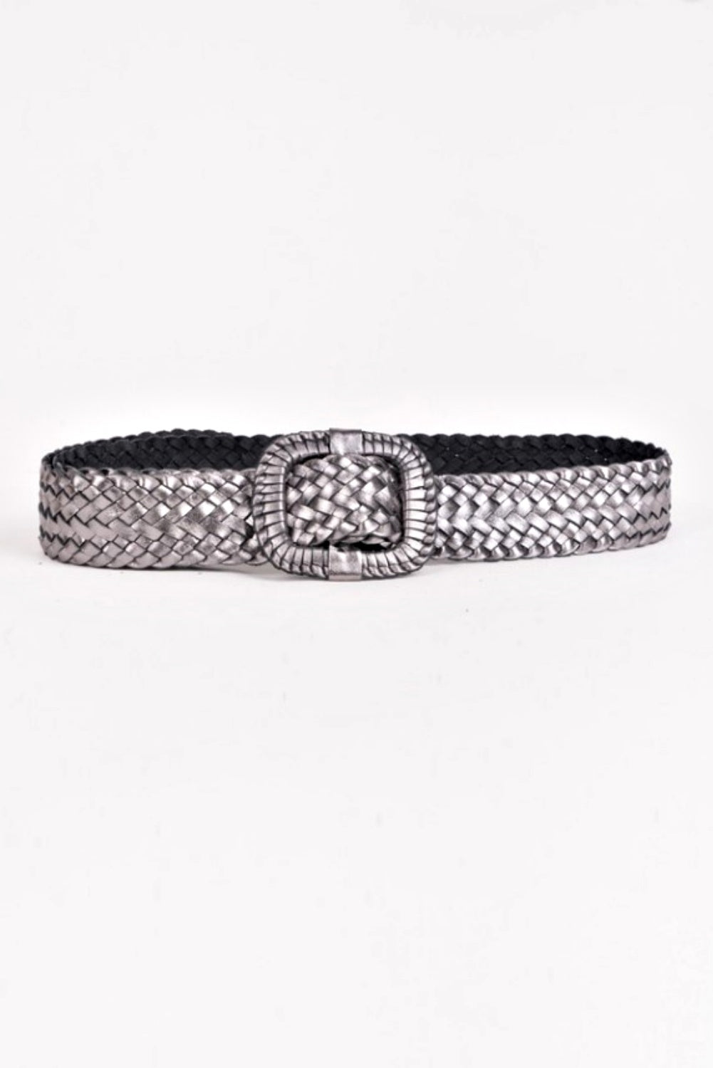 PITI CUITI BRAIDED PEWTER BELT