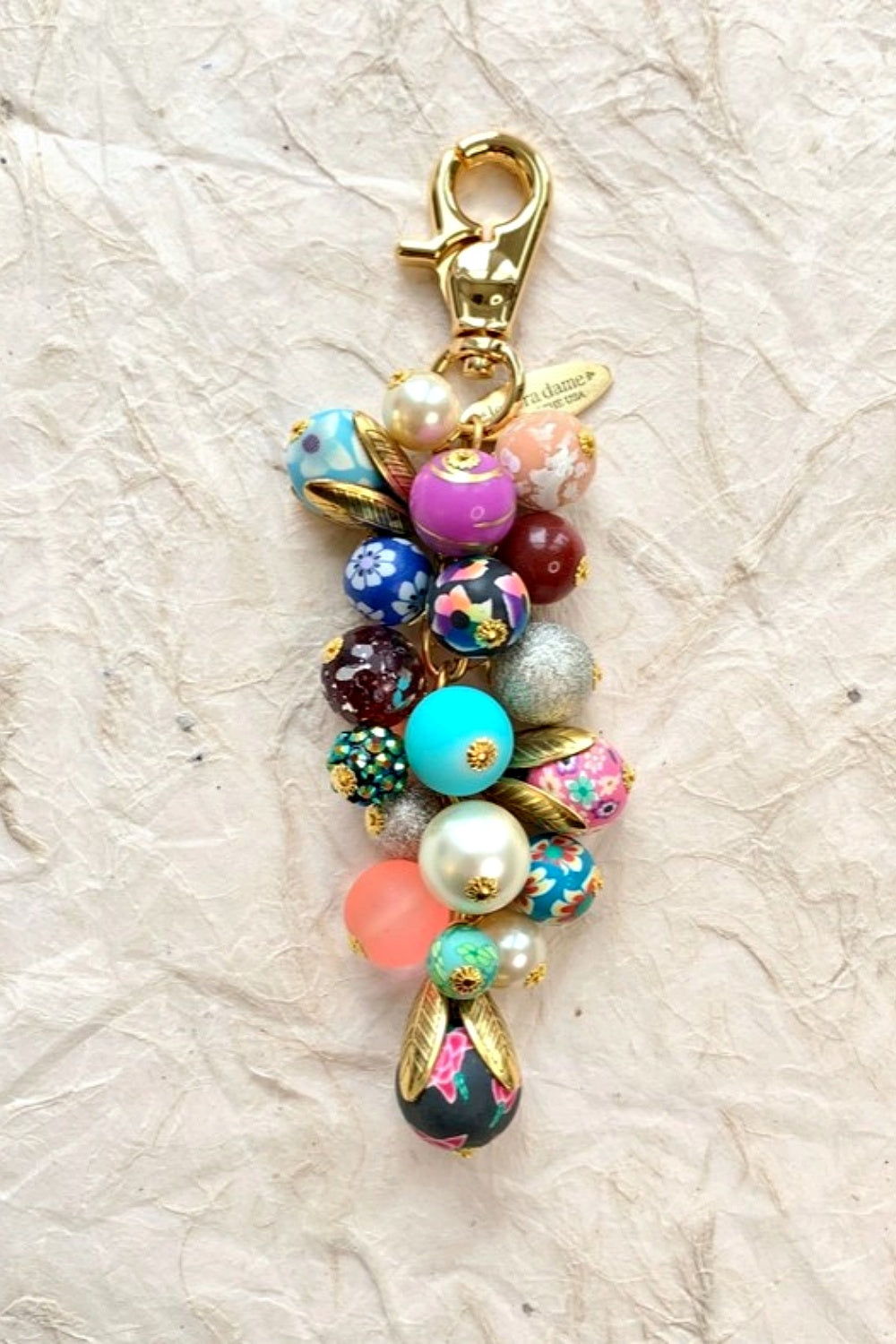 LENORA DAME BRIGHT EYES KEYCHAIN BAG CHARM