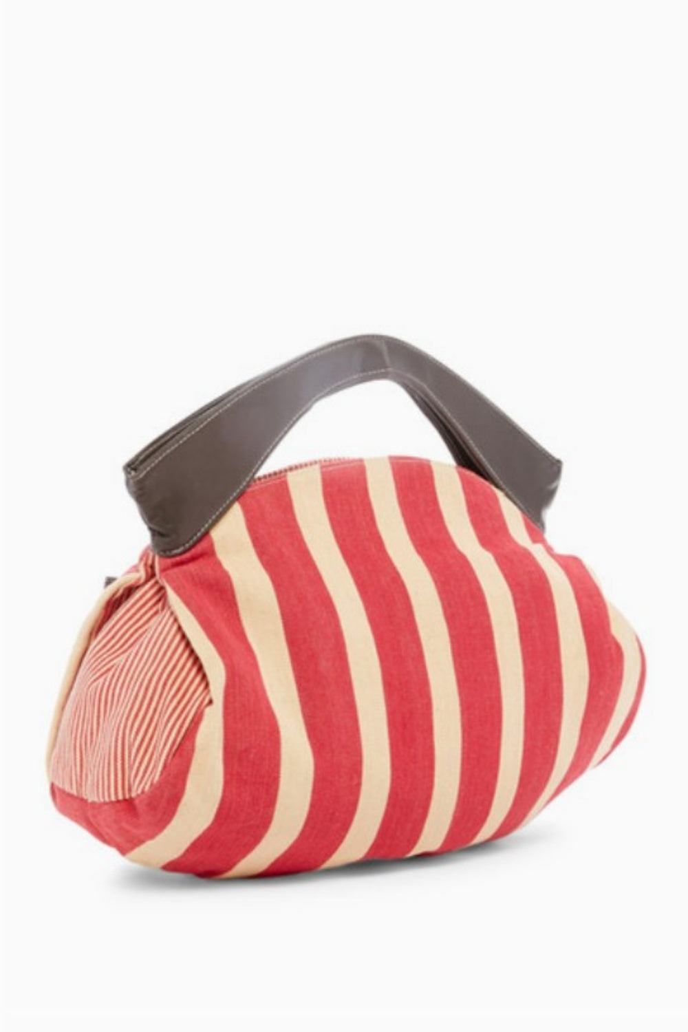 CASABLANCA RED STRIPED CANVAS BAG