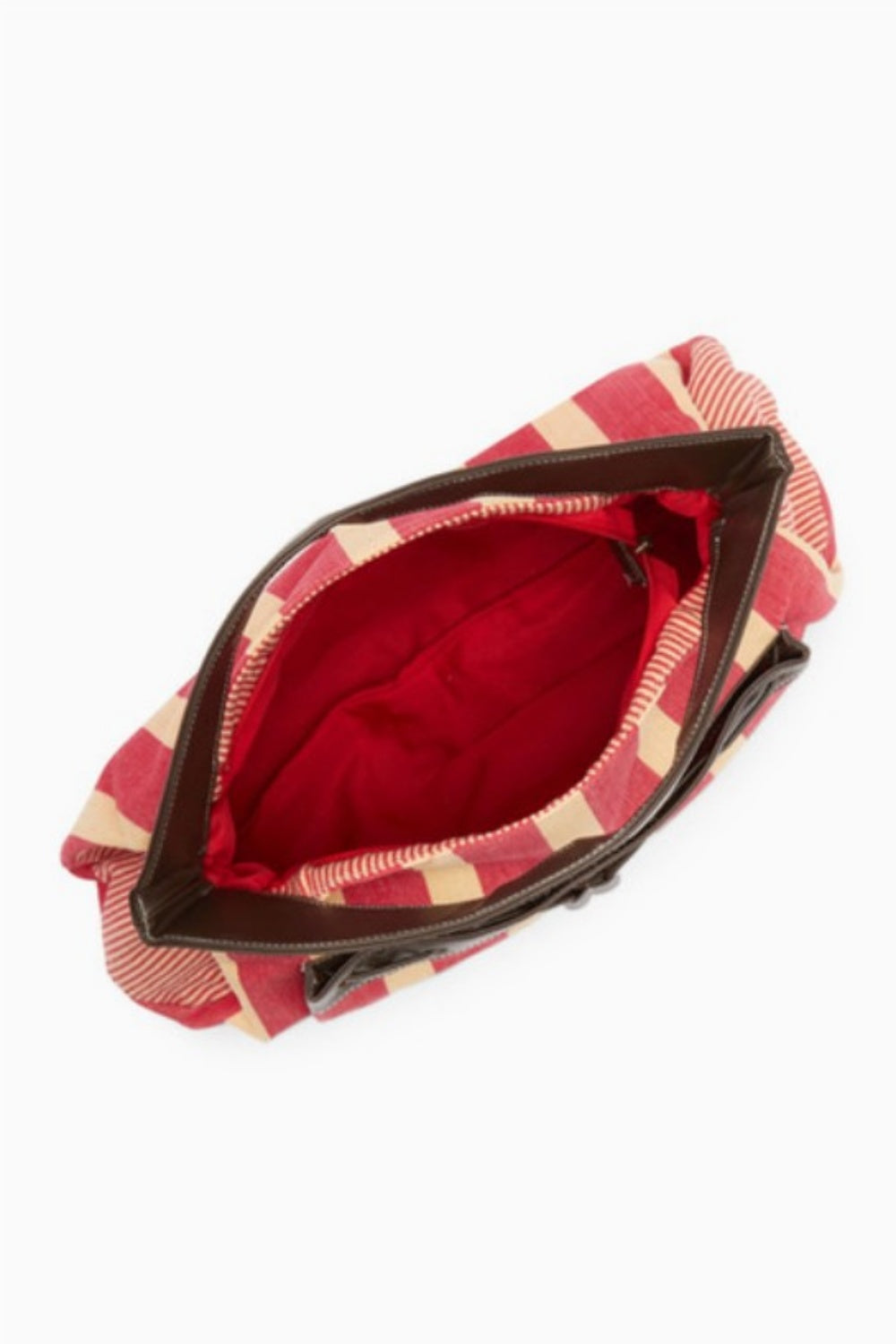 CASABLANCA RED STRIPED CANVAS BAG