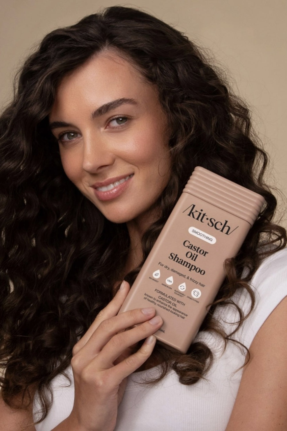 KITSCH SMOOTHING CASTOR OIL SHAMPOO 355ML