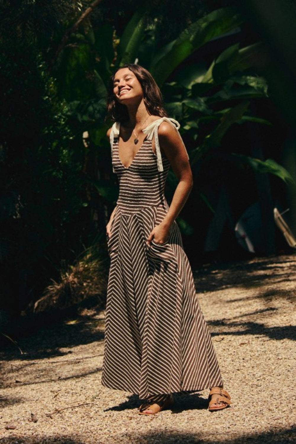 FREE PEOPLE CECILIA MIDI DRESS COCONUT