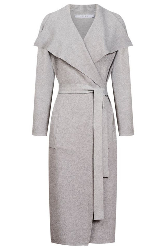 HAVEN CHAMONIX CARDIGAN GREY