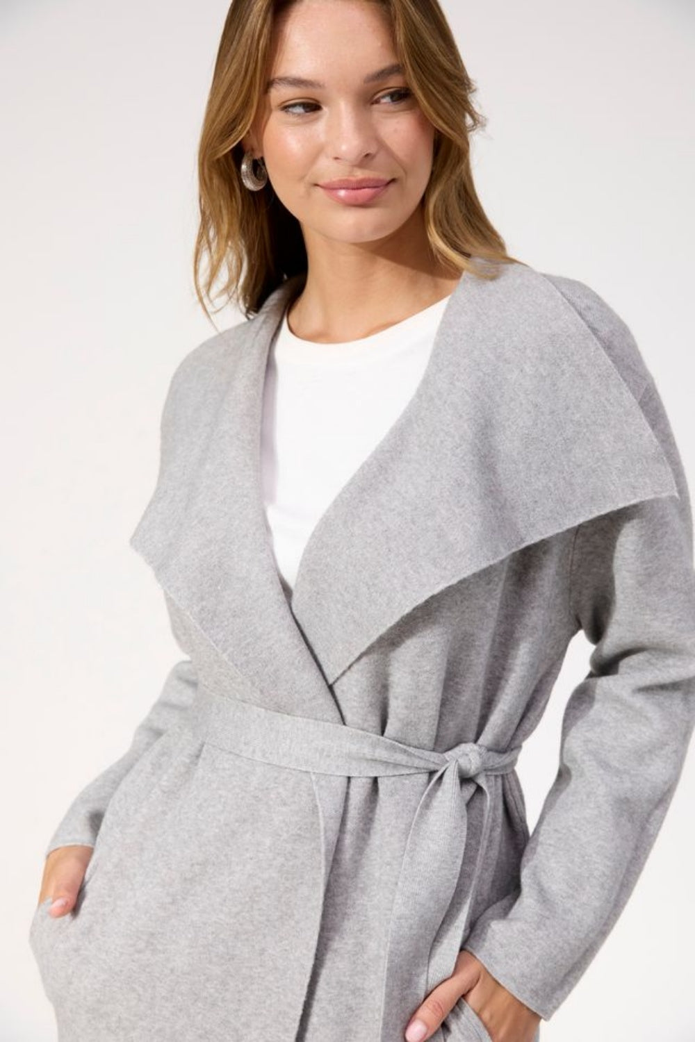 HAVEN CHAMONIX CARDIGAN GREY