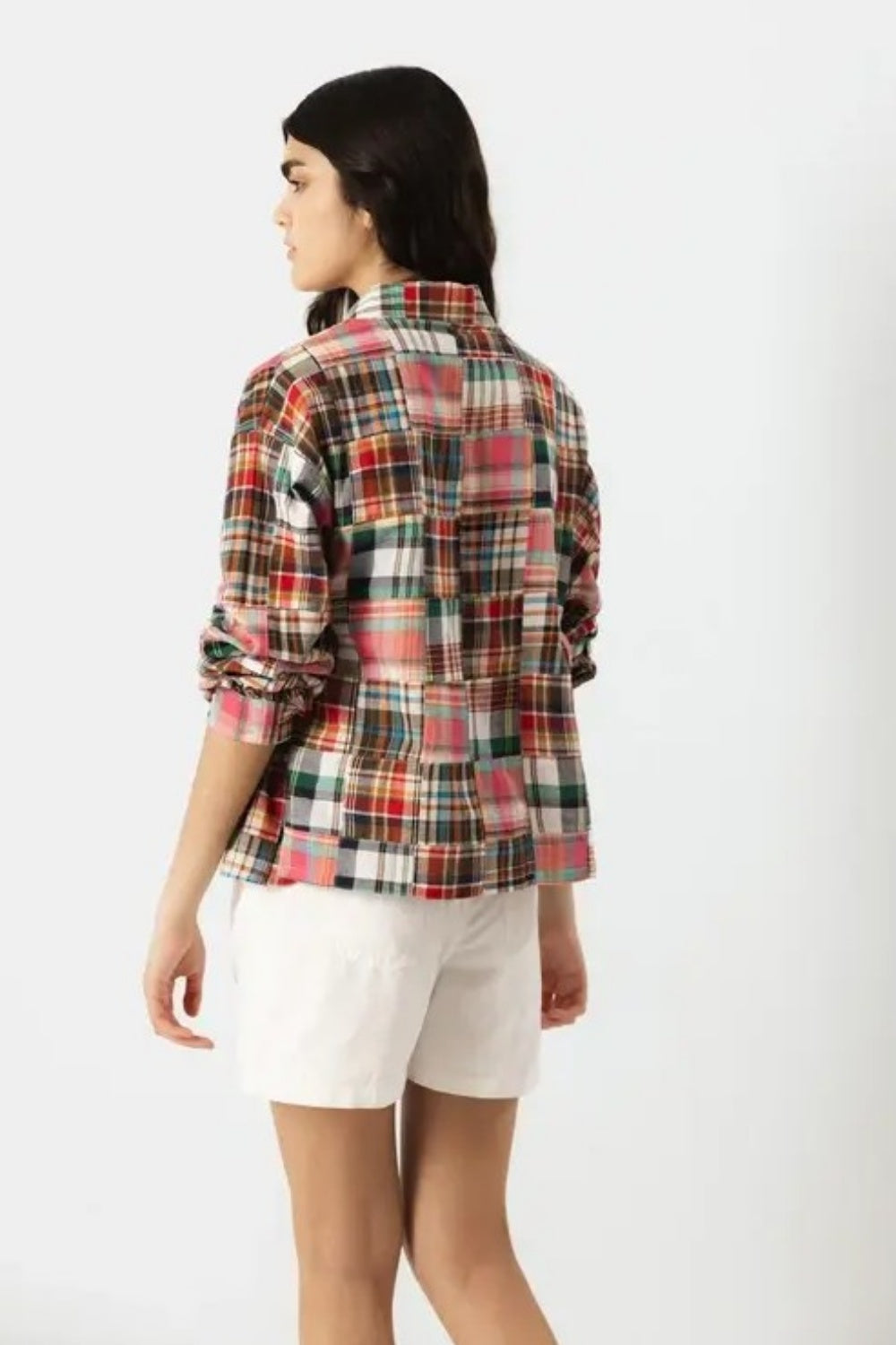 LANIDOR CHECKERS PATCHWORK SHIRT