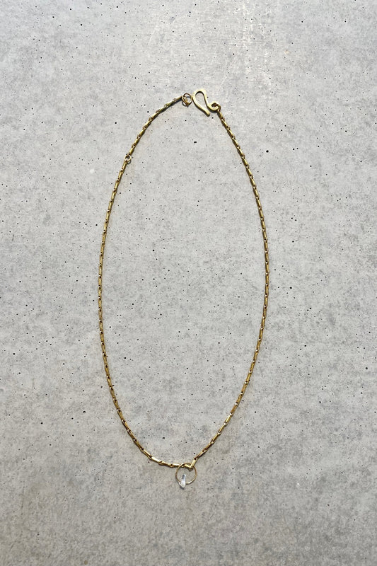 EMILIE SHAPIRO CITRINE GEM BIRTHSTONE (NOVEMBER) PENDANT ON CHAIN