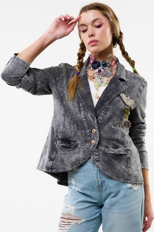 ARATTA COLONEL FRENCH KNITTED BLAZER