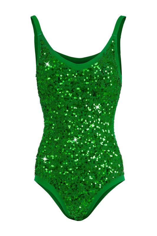 COOPER HOT SEQUIN SUMMER BODY SUIT