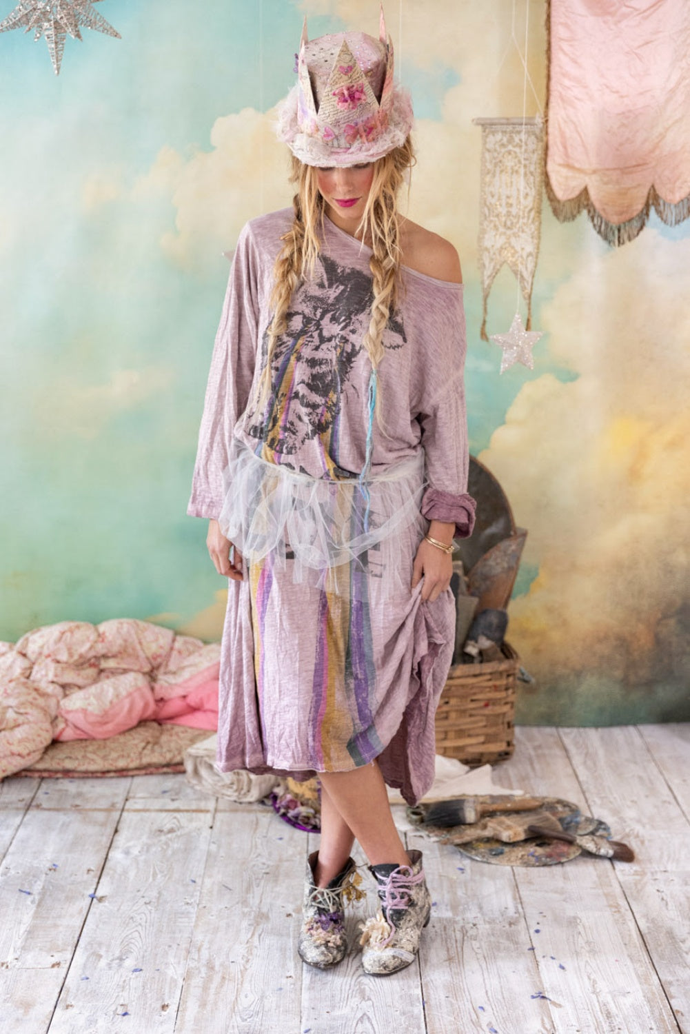 PRE-ORDER MAGNOLIA PEARL COSMIC LOVE VIGGO T DRESS