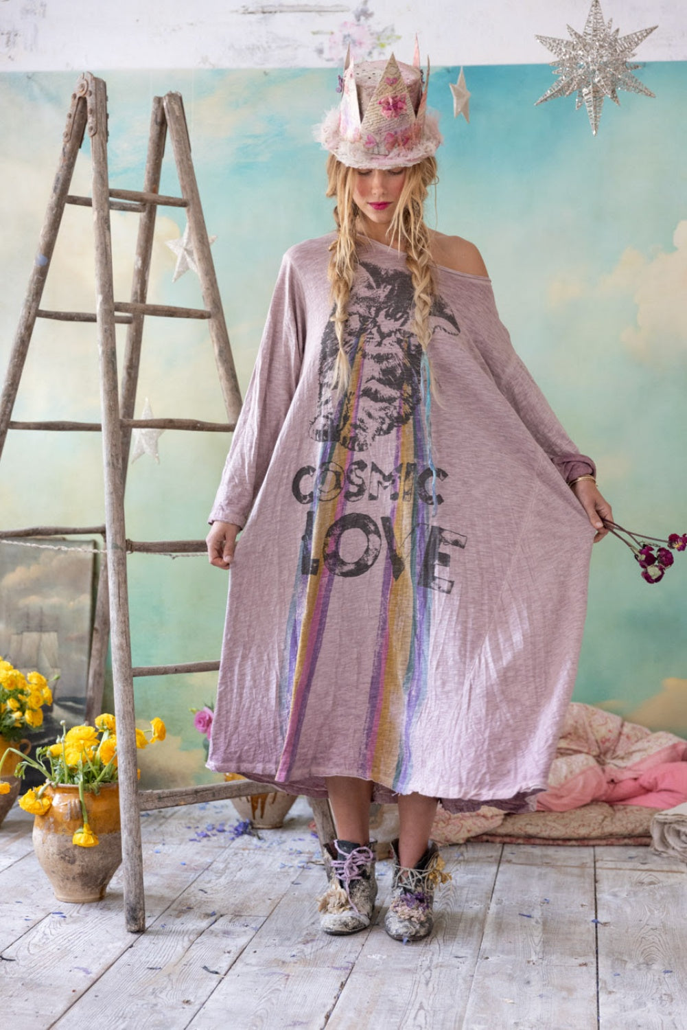 PRE-ORDER MAGNOLIA PEARL COSMIC LOVE VIGGO T DRESS