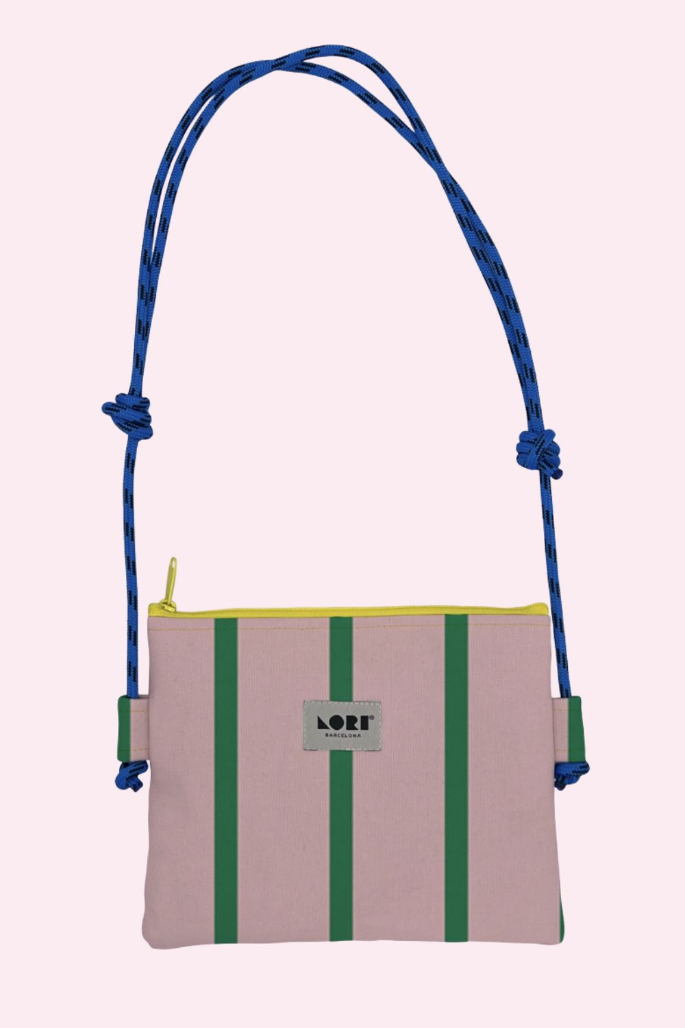 LORI BARCELONA MINI CROSSBODY BAG PINK + GREEN