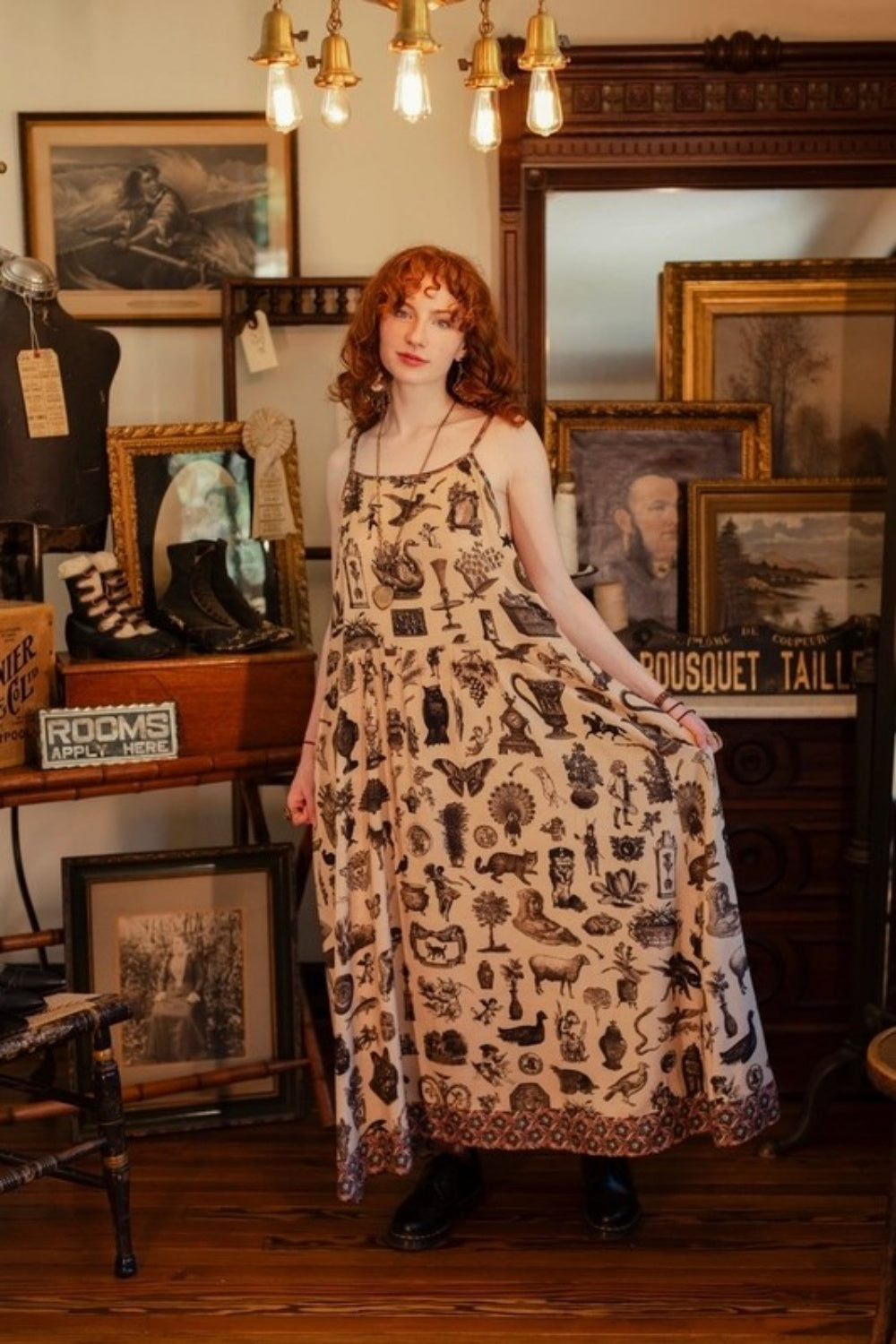 MARKET OF STARS CURIOSITIES BOHEME SLIP DRESS